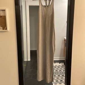 Lululemon maxi grey dress with side slits